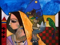 Abrar Ahmed, 18 x 24 Inch, Oil on Canvas, Figurative Painting, AC-AA-601 Abrar Ahmed, 18 x 24 Inch, Oil on Canvas, Figurative Painting, AC-AA-601